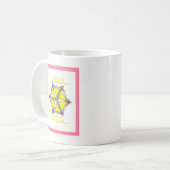 Mug Beau Inspirationnel Star Floral Vector Motif (Devant gauche)