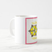 Mug Beau Inspirationnel Star Floral Vector Motif (Devant gauche)