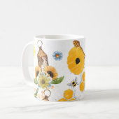 Mug Beau Jardin Bee Tournesol (Devant gauche)