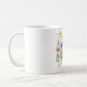 Mug Beau jardin botanique Fleur sauvage aquarelle (Gauche)