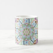 Mug Beau Jardin Doily Mandala Art (Centre)
