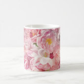 Mug Beau jardin fleuri rose (Centre)