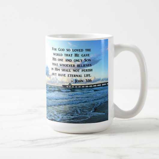 MUG BEAU JOHN 3:16 INSPIRING PHOTO (Droite)