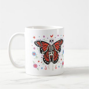 Mug Beau Jour de la Monarque Morte Skeleton Coffee M