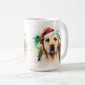 MUG BEAU LABRADOR JAUNE À L'AQUARELLE (Devant droit)