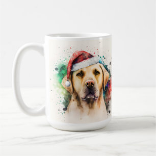 MUG BEAU LABRADOR JAUNE À L'AQUARELLE