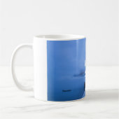 Mug Beau lac d'hiver avec citation (Gauche)