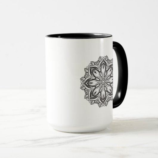 Mug Beau mandala (Devant droit)