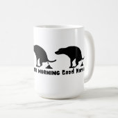 Mug Beau Matin Pooping Chien (Devant droit)