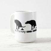 Mug Beau Matin Pooping Chien (Devant gauche)