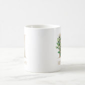 Mug Beau Monogramme Or H Avec Accent Floral (Centre)