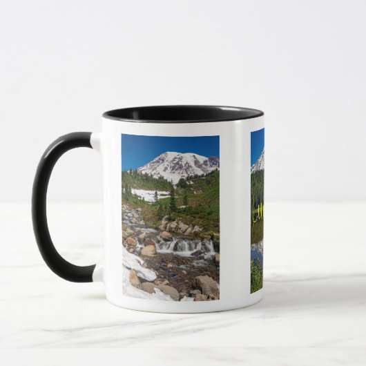 Mug Beau Mont Rainier, État de Washington, Souvenir (Gauche)