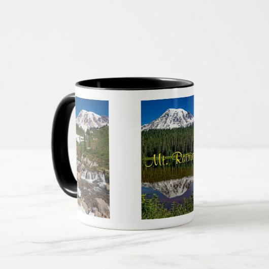 Mug Beau Mont Rainier, État de Washington, Souvenir (Devant gauche)