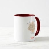 Mug Beau mot namaste et Lotus Design (Devant droit)