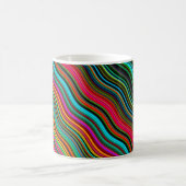 Mug Beau Motif coloré Wavy Stripe (Centre)