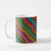 Mug Beau Motif coloré Wavy Stripe (Gauche)