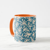 Mug Beau motif de corail (Devant gauche)