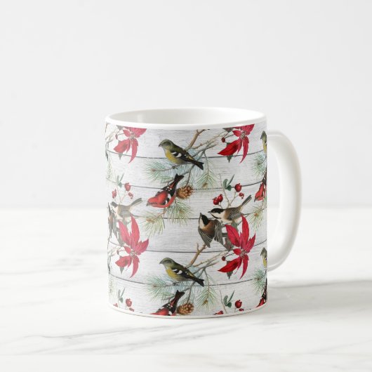 Mug Beau motif de Noël vintage (Devant droit)
