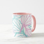 Mug Beau motif feuille (Devant droit)