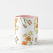 Mug Beau motif fleuri (Centre)