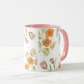 Mug Beau motif fleuri (Devant droit)