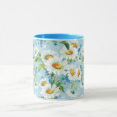 Mug Beau motif floral lumineux élégant 2 (Centre)