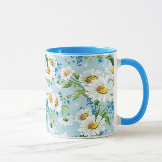 Mug Beau motif floral lumineux élégant 2 (Droite)