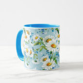 Mug Beau motif floral lumineux élégant 2 (Devant gauche)
