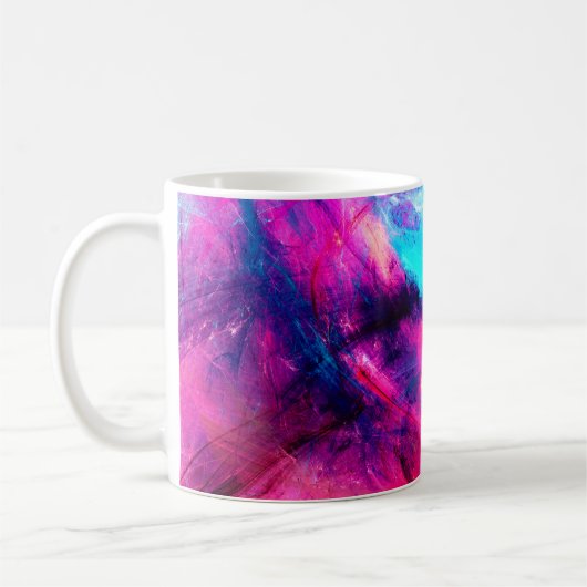 Mug Beau motif futuriste multicolore froid. Abst (Gauche)