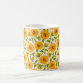 Mug Beau motif jaune de tournesols d'été (Centre)