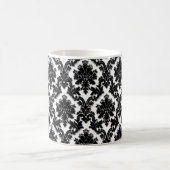 Mug Beau motif noir et blanc de damassé (Centre)