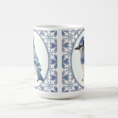Mug Beau oiseau bleu Jay (Centre)
