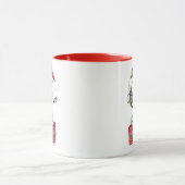 Mug Beau Oiseau de Noël Whimsical (Centre)