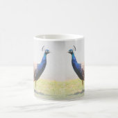 Mug Beau Oiseaux de paon (Centre)