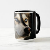 Mug Beau Oreiller Husky Lrow (Devant droit)