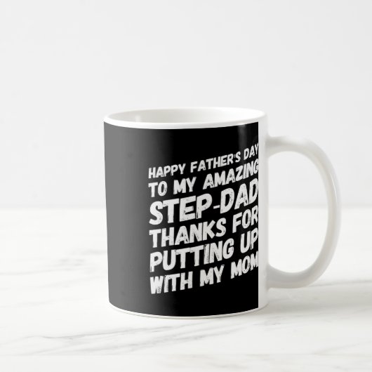 Mug Beau-papa incroyable merci de supporter ma mère (Droite)
