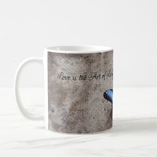 Mug Beau Papillon bleu (Gauche)