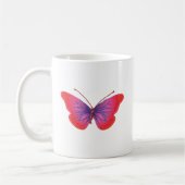 Mug Beau papillon rouge Extraordinaire rose et violet (Gauche)