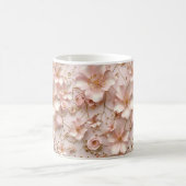 Mug Beau Pastel Rose Doux Floral (Centre)