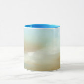 Mug Beau paysage avec nuages fluides (Centre)