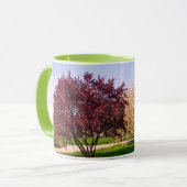 Mug Beau paysage et arbres (Devant gauche)