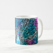 Mug Beau Peacock Loisirs à main Composé de nombreux de (Devant droit)