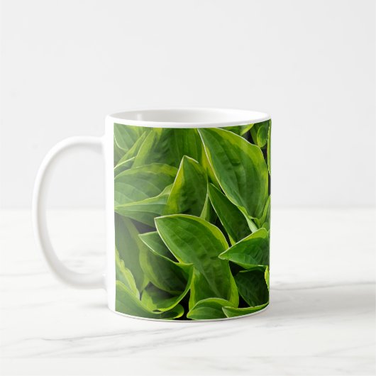 Mug Beau plante hosta vert (Gauche)