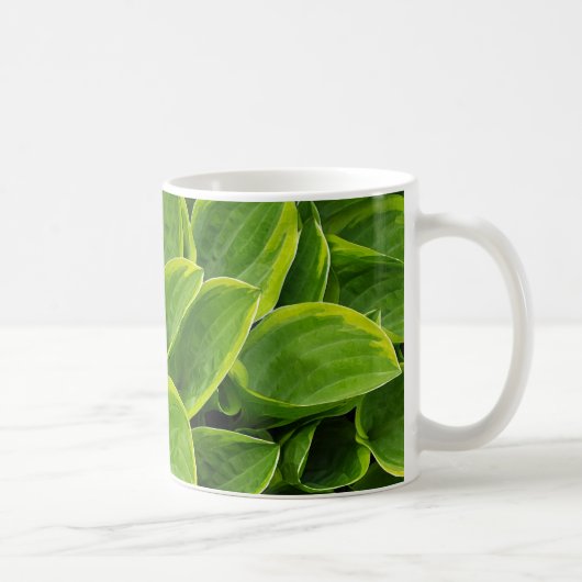 Mug Beau plante hosta vert (Droite)