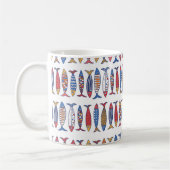 Mug Beau poisson. Enfants arrière - plans. Motif sans (Gauche)