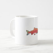 Mug Beau poisson Saumon (Devant gauche)