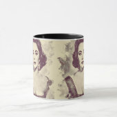 Mug Beau portrait d'Elizabeth Taylor dessin (Centre)