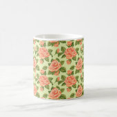 Mug Beau Printemps coloré Rustique Fille Rose (Centre)