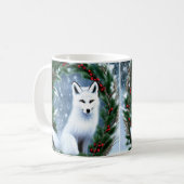 Mug Beau renard de Noël (Devant gauche)