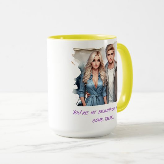 Mug Beau rêve (Devant droit)